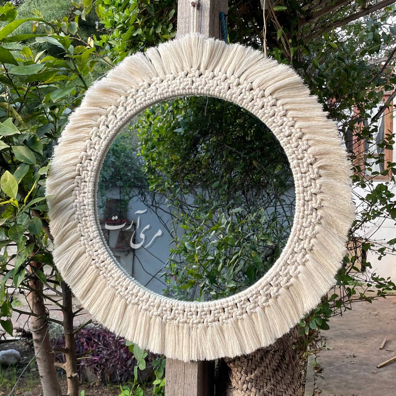 آینه مکرومه (قطر 70cm) - Image 1